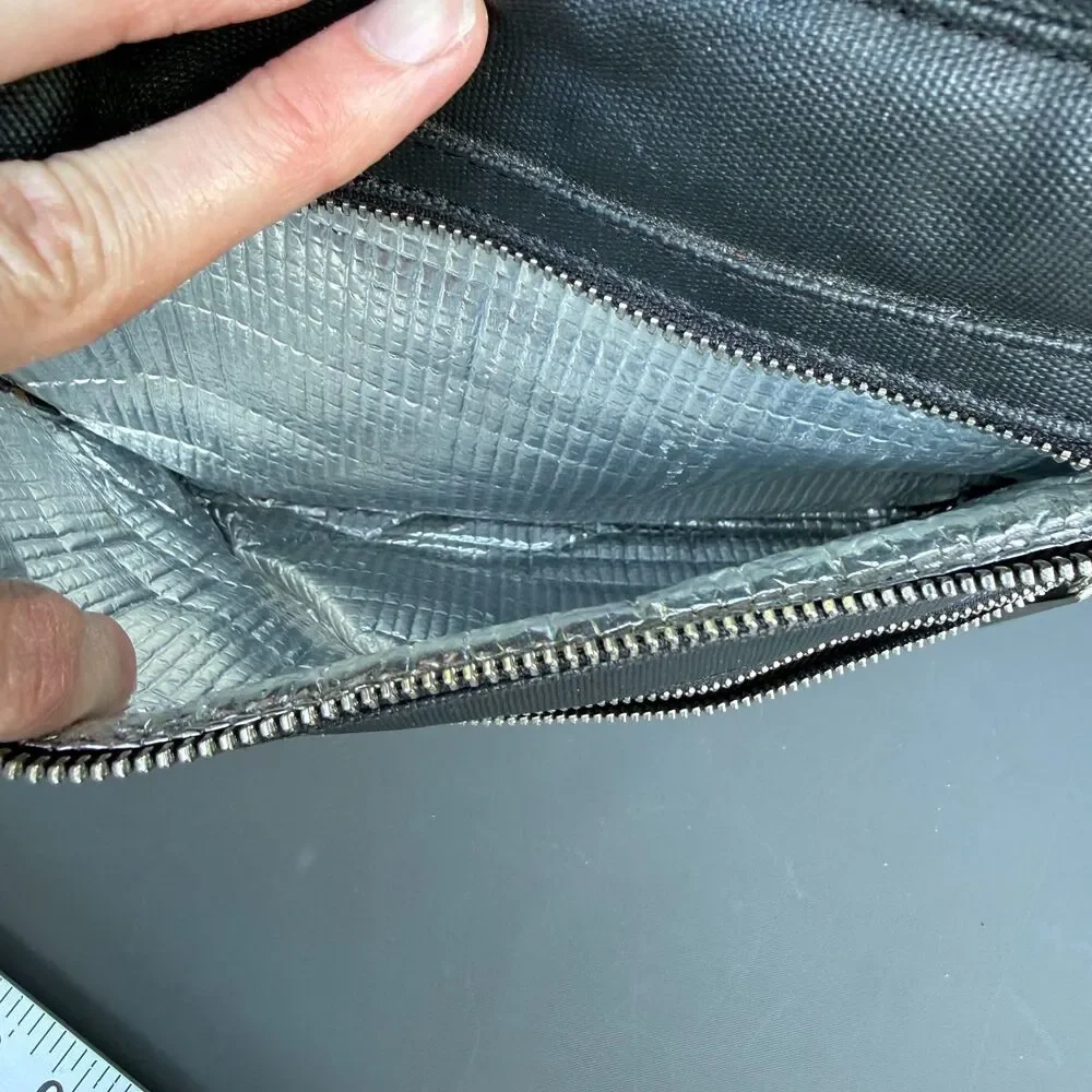 The Honest Company Black Faux Leather Vegan Backpack Diaper Bag